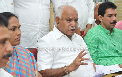 Yedyurappa in mangaluru